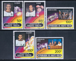 Upper-Volta 1973 Mi# 420-424 Used - Apollo 17 / Space - Afrika