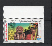 POLYNESIE  N°  222   NEUF SANS CHARNIERE COTE  4.70€    FESTIVAL DES ARTS - Neufs