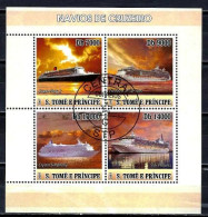 Saint Thomas Et Prince 2007 Bateaux (126) Yvert N° 2292 à 2295 Oblitérés Used - São Tomé Und Príncipe