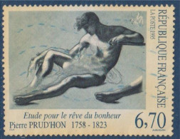 Série Artistique: "Etude Pour Le Rêve Du Bonheur" Oeuvre De Pierre Prud'hon N°2927 Oblitéré - Oblitérés