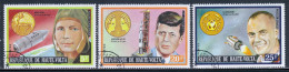 Upper-Volta 1973 Mi# 483, 485-486 Used - Short Set - Famous Men And Their Zodiac Signs / Space - Afrika
