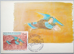 - ANDORRE. Carte Maximum. Premier Jour - Saint Cerni De Nagol. 1980 - A13 - - Cartes-Maximum (CM)