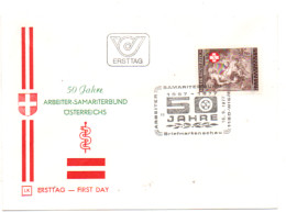 Österreich 1977 MiNr.: 1556 Arbeiter Samariter Verband Ersttag; Austria FDC Scott: 1064 YT: 1386 Sg: 1790 - FDC