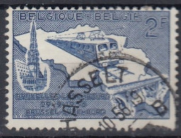 1956 BRUXELLES LUXEMBOURG Cachet Hasselt - Gebraucht