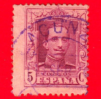 SPAGNA - Usato - 1926 - Re Alfonso XIII - 5 - Usados