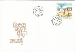 FDC CZECH REPUBLIC 516,scouting - FDC