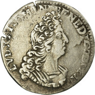 Monnaie, France, Louis XIV, 1/12 Écu Aux Insignes, 1/12 ECU, 10 Sols, 1702 - 1643-1715 Luigi XIV El Re Sole