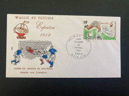 Enveloppe 1er Jour "Coupe Du Monde De Football Espagne 1982" 16/11/1981 - PA112 - Wallis Et Futuna - FDC