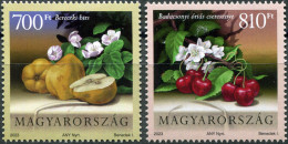 HUNGARY - 2023 - SET OF 2 STAMPS MNH ** - Hungarian Fruit Cultivars - Unused Stamps