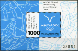 HUNGARY - 2022 - SOUVENIR SHEET MNH ** - Winter Olympic Games, Beijing - Nuevos