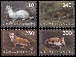 HUNGARY - 2013 - SET OF 4 STAMPS MNH ** - Predatory Mammals - Ongebruikt