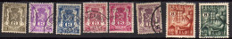 Belgique Timbres De Service 1946-49 Petit Sceau De L'étatvavec Lettre B (6 Timbtes) + 2 Type "exportation( Avec Lettre B - Afgestempeld