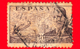 SPAGNA - Usato - 1939 - Juan De La Cierva - 50 - P. Aerea - Gebraucht