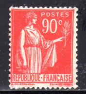 N° 285 (Paix) Neuf** TB: COTE= 75 € - 1932-39 Vrede