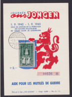 Luxemburg 382 Tolle Anlasskarte Hilfe Für Kriegsversehrte Philatelie - Lettres & Documents