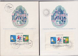 Luxemburg Block 8 Philatelie Briefmarken JUVENTUS Zweimal Luxus Gedenkblatt - Cartas & Documentos