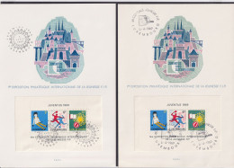 Luxemburg Block 8 Philatelie Briefmarken JUVENTUS Zweimal Luxus Gedenkblatt - Lettres & Documents