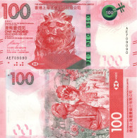 Hong Kong / 100 Dollars / 2018 / P-220(a) / UNC - Hongkong