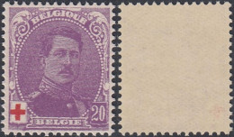 Belgique 1914 - Timbre Neuf.COB Nr.: 131a. Type II. Très Bien Centré. PAS COMMUN. 100% Authentique...... EB)  AR-02214 - 1914-1915 Cruz Roja