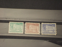 BULGARIA - 1947 PALAZZO 3 VALORI - NUOVO(+) - Unused Stamps