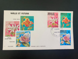 Enveloppe 1er Jour "Fleurs Des Wallis" 03/05/1982 - 282/284 - Wallis Et Futuna - FDC