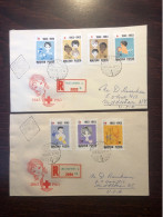 HUNGARY FDC COVER 1963 YEAR RED CROSS HEALTH MEDICINE STAMPS - FDC