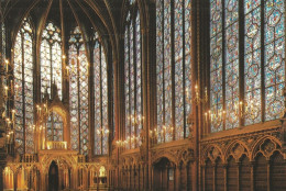 France  La Sainte Chapelle, Paris   Unused Card   Interieur - Iglesias Y Catedrales