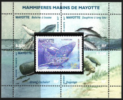 (040+100) Mayotte  Fauna / Animals / Tiere / Whales / Baleines / Wale  ** / Mnh  Michel 80 + BL 8 - Sonstige & Ohne Zuordnung