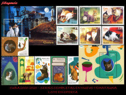 LOTES EN OFERTA. CUBA MINT. 2000-2020 LOTE DE 10 EMISIONES DIFERENTES & COMPLETAS. TEMÁTICA: FAUNA DOMÉSTICA - Unused Stamps