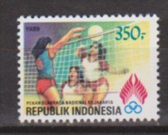 Indonesia Indonesie Nr. 1393 MNH; Volleybal - Volley-Ball