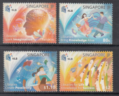 2007 Singapore National Library Association Complete Set Of 4 MNH - Singapore (1959-...)