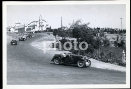 COMEMORATIVE PHOTO POSTCARD RACING CAR MG TC LISBOA PORTUGAL 1934 CARTE POSTALE - Rally