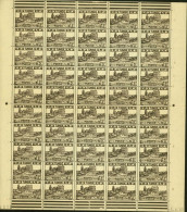 Tunisie 1945 - Colonie Française - Timbres Neufs. Yvert Nr.: 284. Feuille De 50 Avec Coin Daté: 3/4/45... (EB) ARA-02216 - Unused Stamps