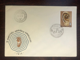 HUNGARY FDC COVER 1972 YEAR DEAF PEOPLE AUDIOLOGY HEALTH MEDICINE STAMPS - FDC