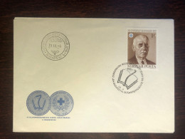 HUNGARY FDC COVER 1975 YEAR VETERINARY ZIMMERMANN HEALTH MEDICINE STAMPS - FDC