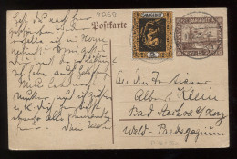 Saargebiet 1925 Saarbrucken 15c Stationery Card__(8268) - Entiers Postaux