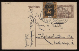 Saargebiet 1924 Saarbrucken 2 Stationery Card__(8363) - Interi Postali