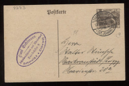 Saargebiet 1921 Saarbrucken 30c Stationery Card__(8283) - Postwaardestukken