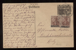 Saargebiet 1920's Kirchheimbolanden Stationery Card__(8279) - Entiers Postaux