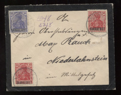 Saargebiet 1920's Altenwald Mourning Cover__(8277) - Lettres & Documents