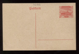 Saargebiet 1920's 40c Unused Stationery Card__(8286) - Ganzsachen