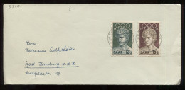 Saar 1957 Merzig Olympic Stamp Cover__(8810) - Brieven En Documenten