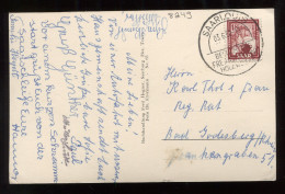 Saar 1952 Saarlouis Postcard __(8249) - Lettres & Documents