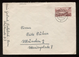 Saar 1952 Sulzbach Cover To Munchen__(8844) - Lettres & Documents