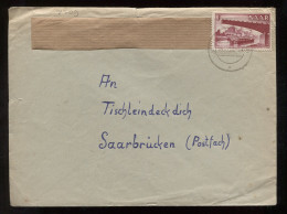 Saar 1953 Cover To Saarbrucken__(8709) - Storia Postale