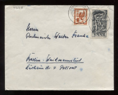 Saar 1952 Saarbrucken Cover To Berlin__(8678) - Cartas & Documentos