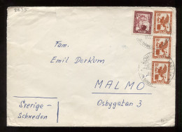 Saar 1950's Special Cancellation Cover To Sweden__(8695) - Briefe U. Dokumente
