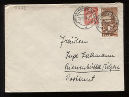 Saar 1950 Neunkirchen Cover__(8723) - Cartas & Documentos