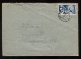Saar 1950 Saarbrucken 2 Cover To Munchen__(8786) - Cartas & Documentos
