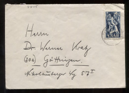 Saar 1949 Cover To Göttingen__(8845) - Brieven En Documenten